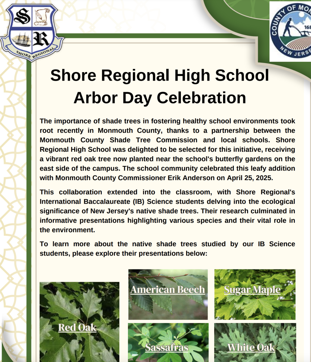 Arbor Day Celebration at Shore Regional
